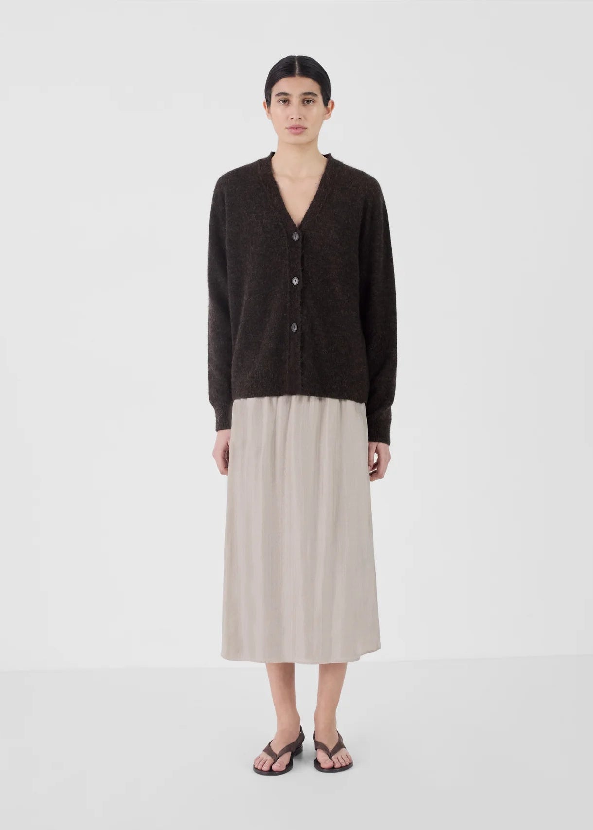 Cardigan marrón Agulla