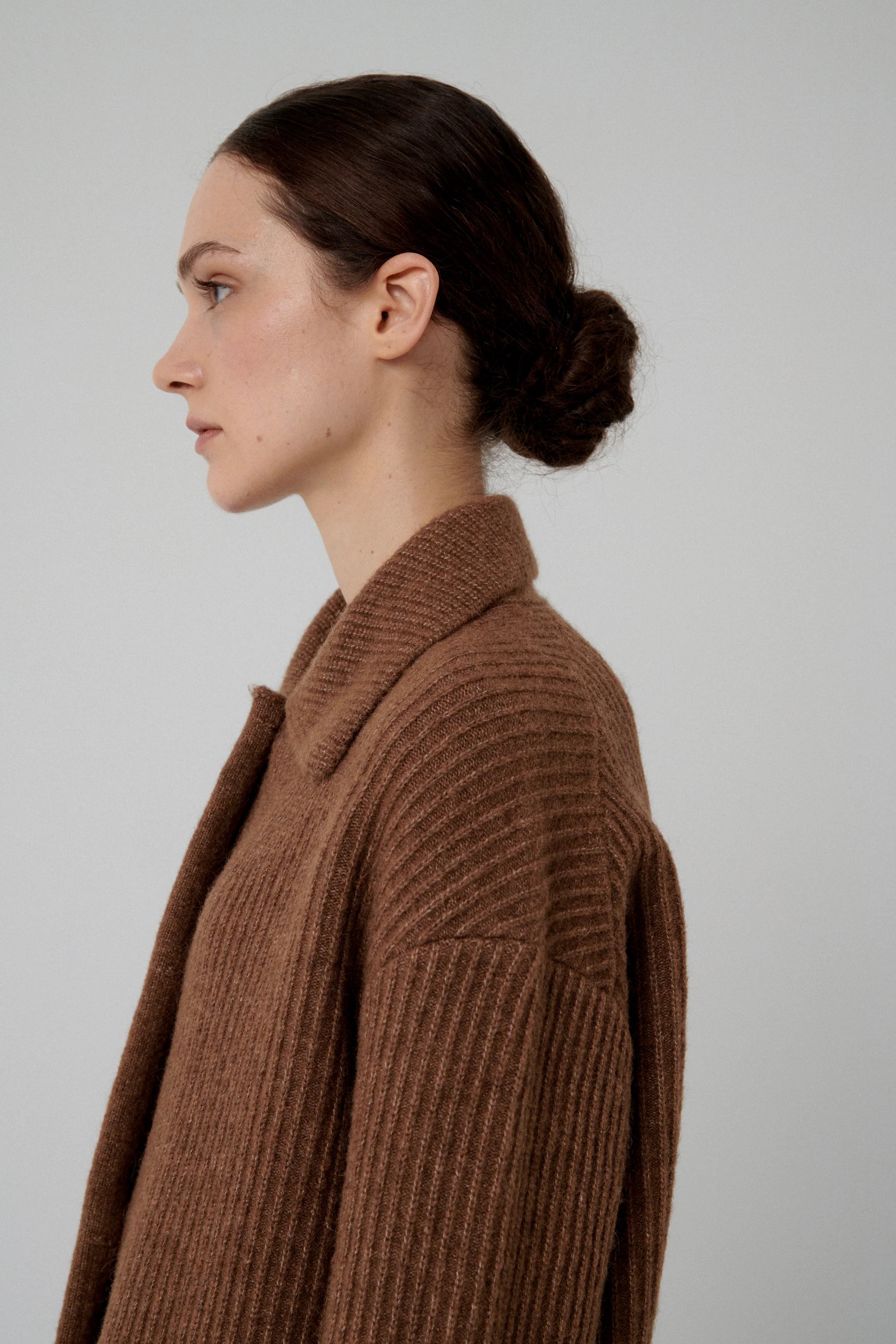 Ribbed Knit Jacjet