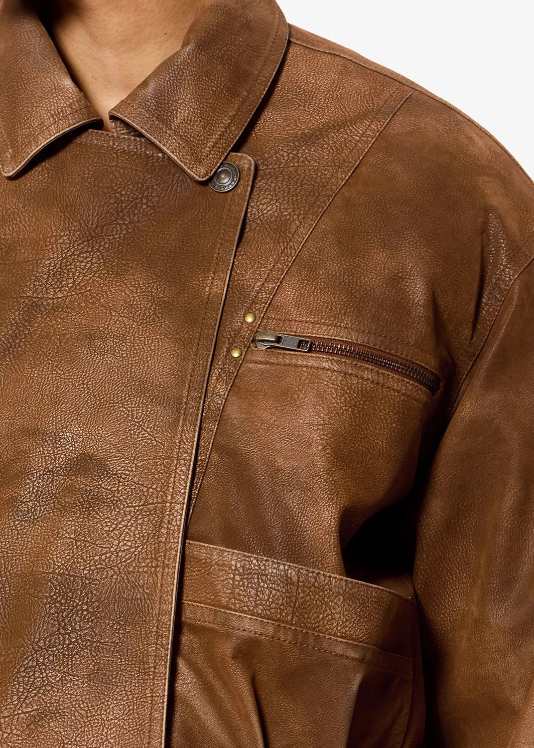Chaqueta Belma tabaco