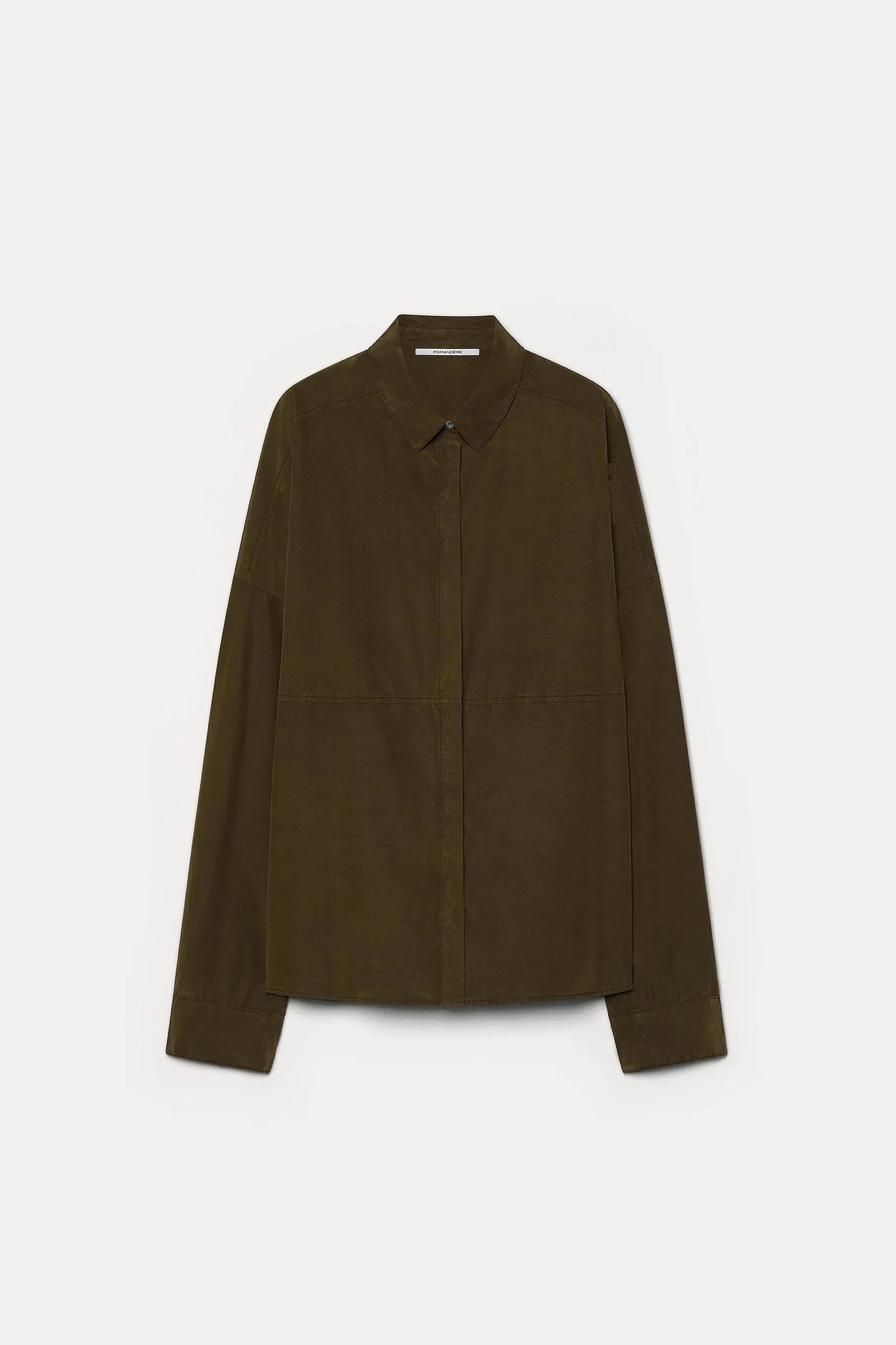Camisa de algodón y seda