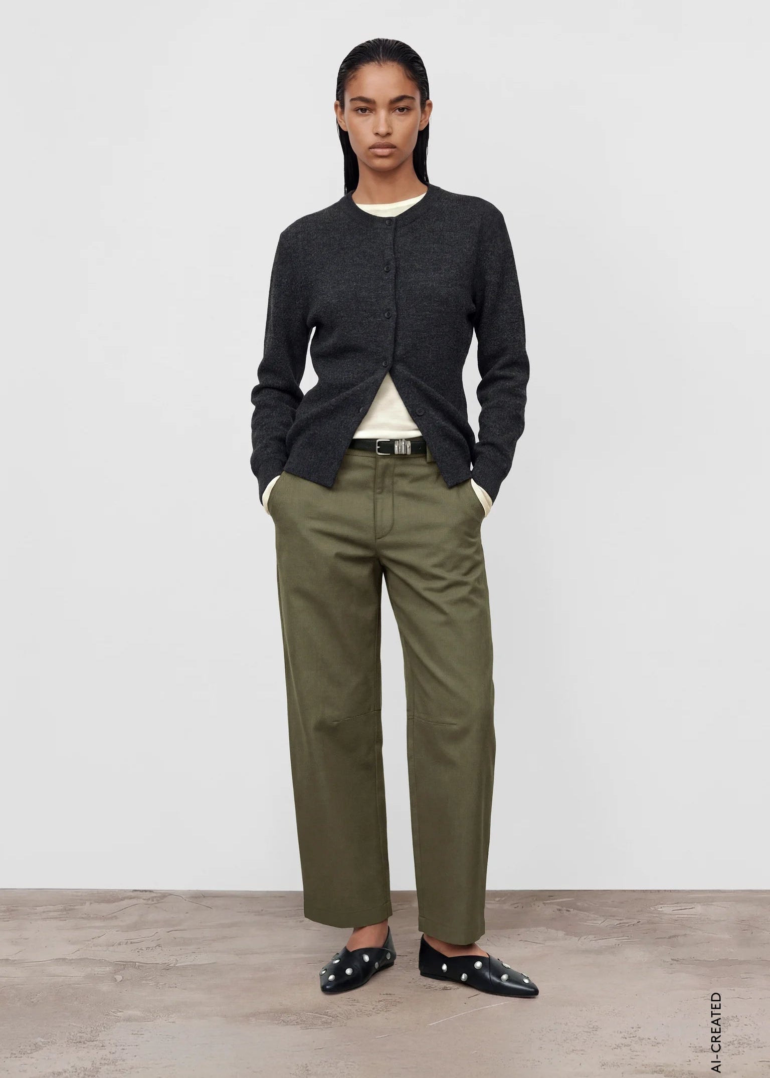 Pantalón verde Romi