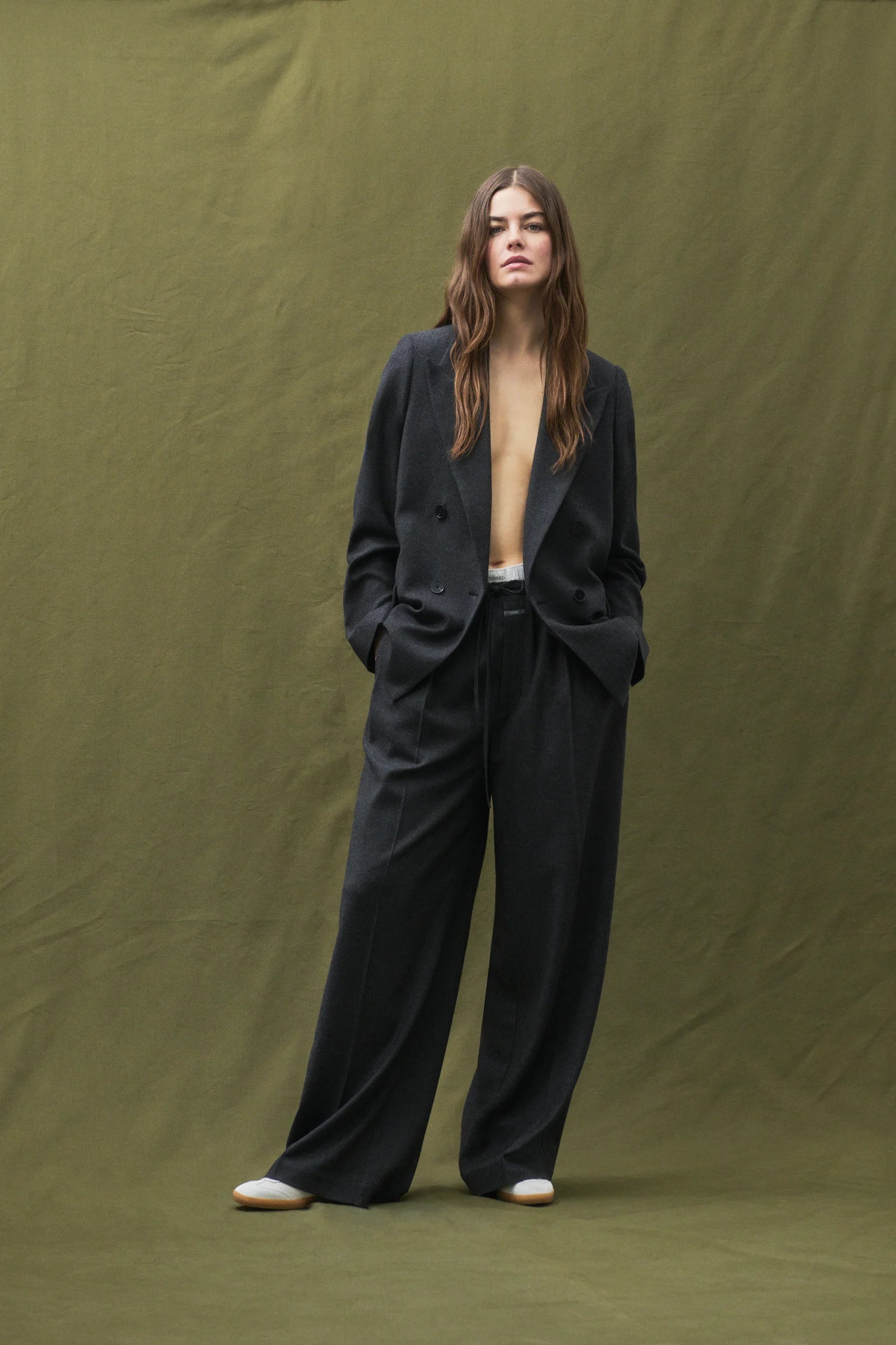 Wynston flannel trousers