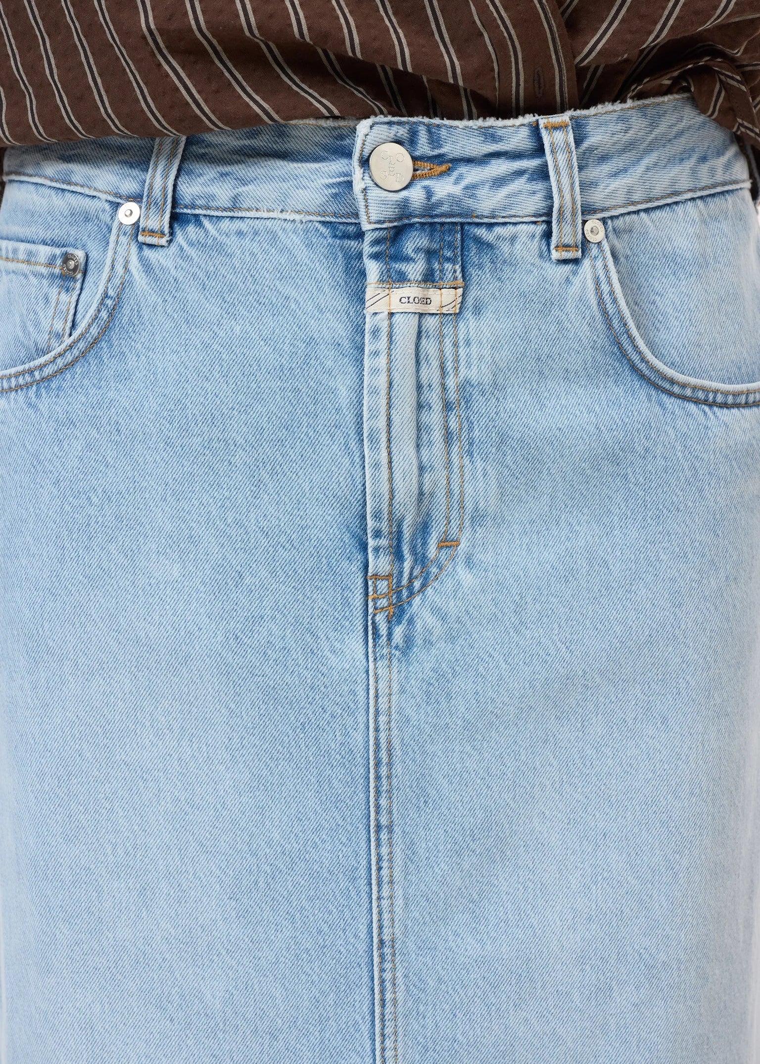 Falda Midi Denim