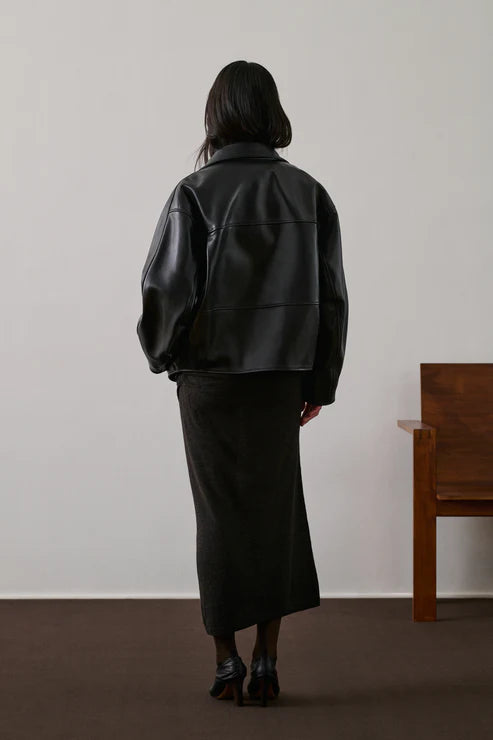 Gamma leather jacket