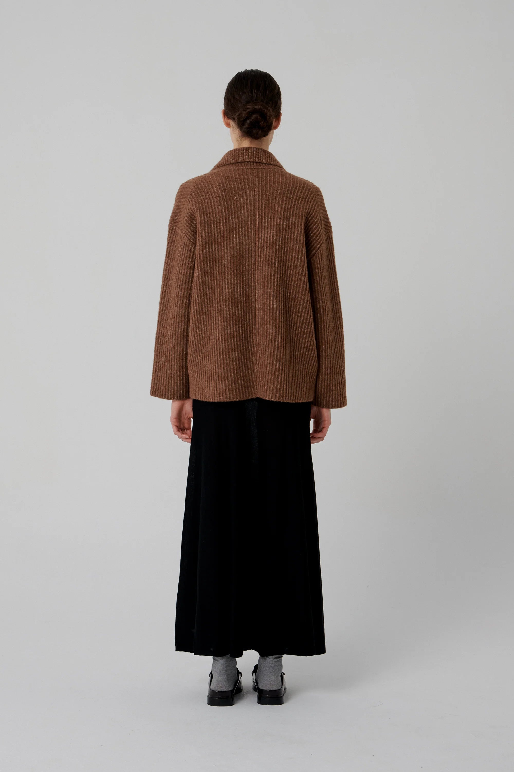 Ribbed Knit Jacjet