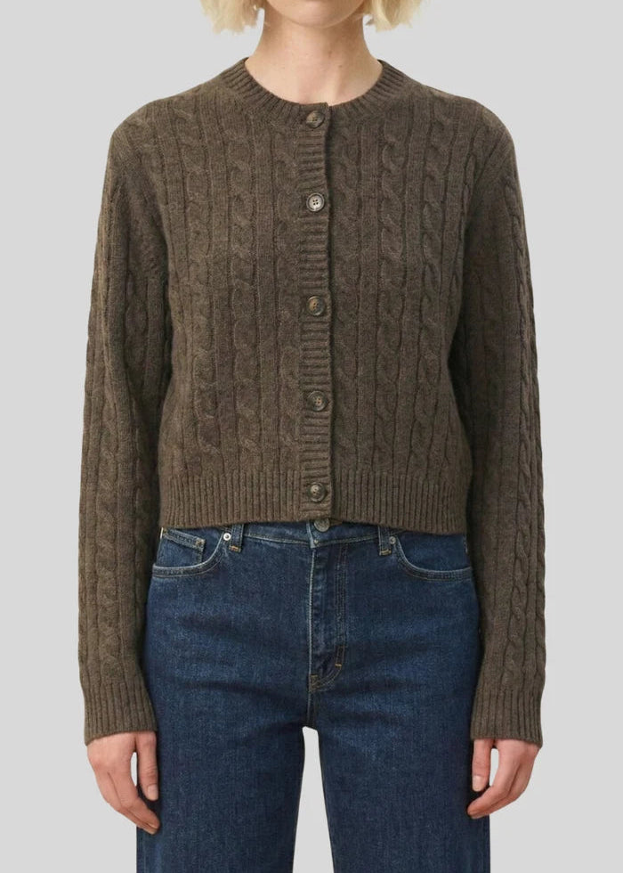 Cardigan trenzado Hobson