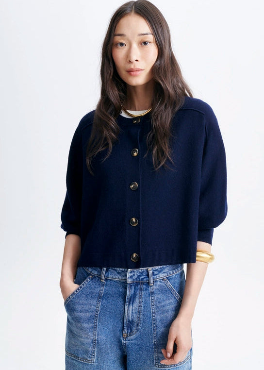 Cardigan Douve Azul Marino