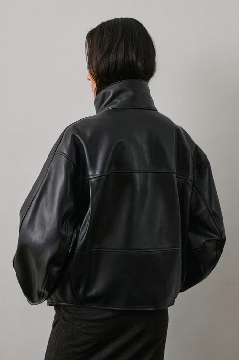 Gamma leather jacket
