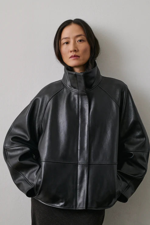 Gamma leather jacket