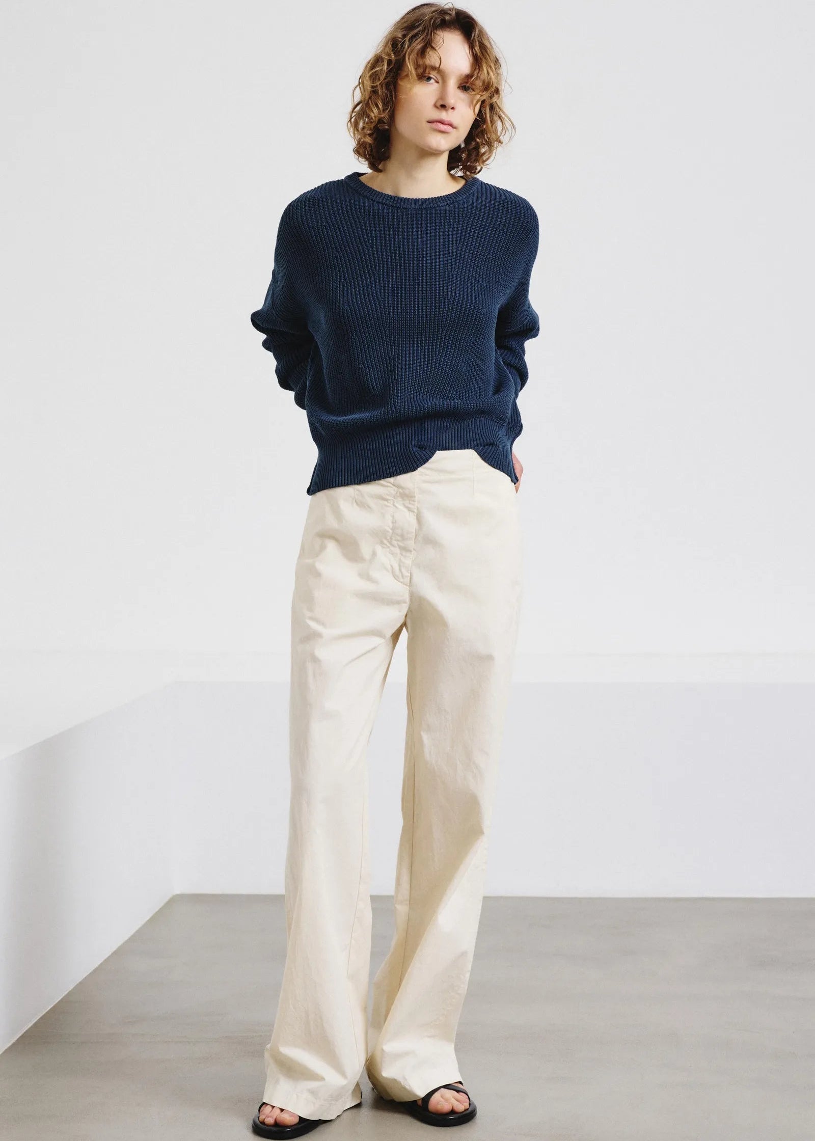 Cotton Gabardine Trousers