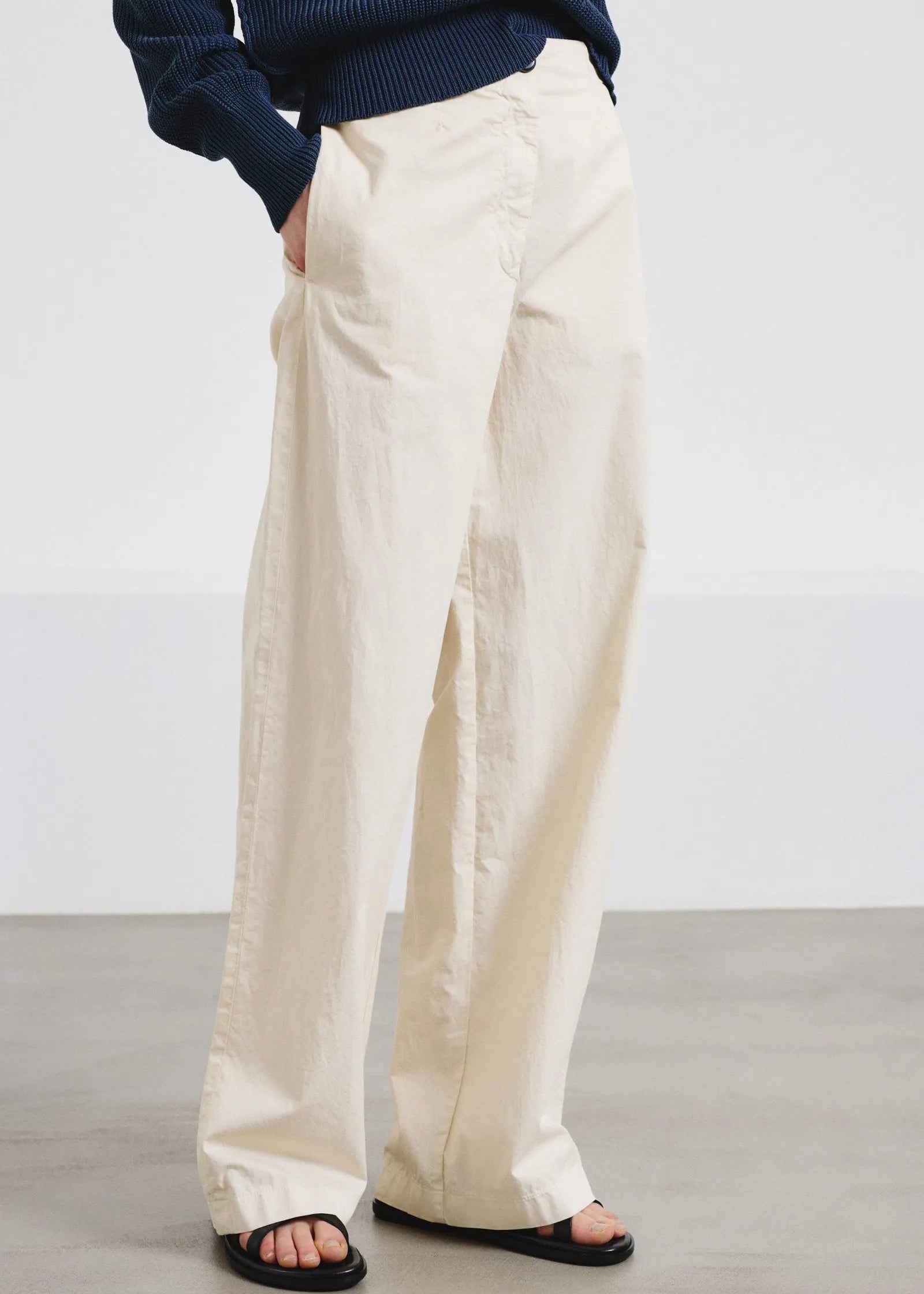 Cotton Gabardine Trousers
