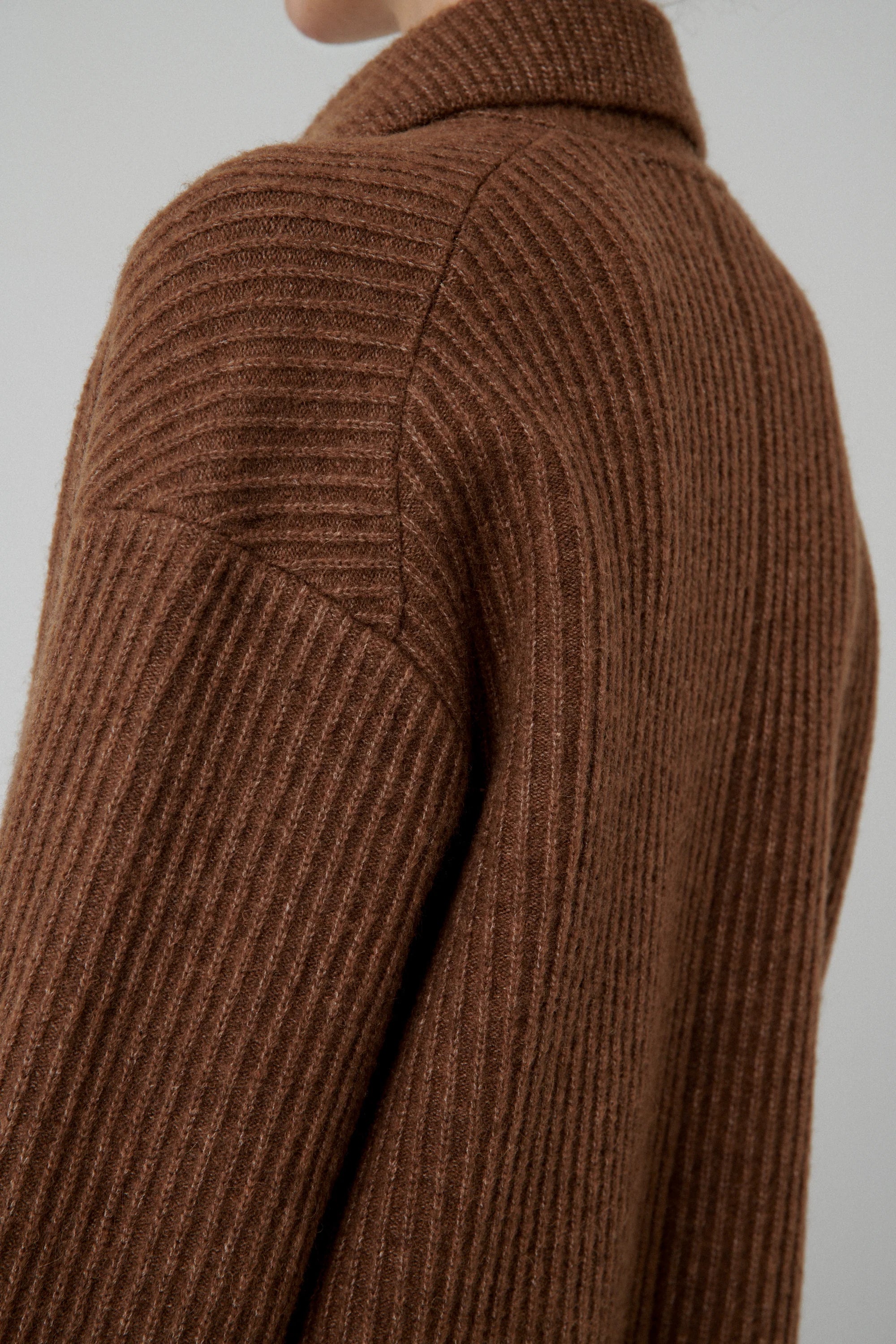 Ribbed Knit Jacjet