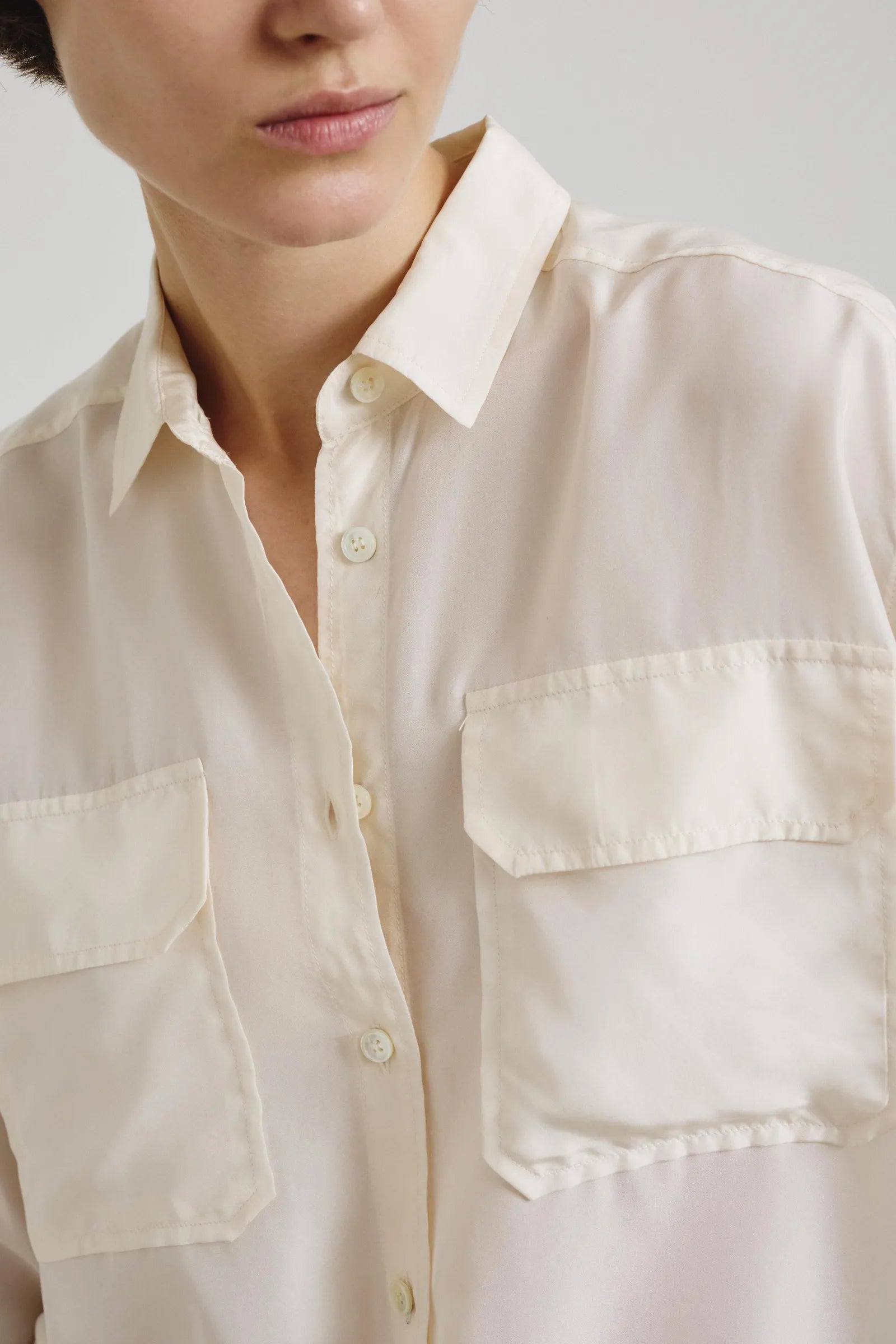 Silk habotai Shirt