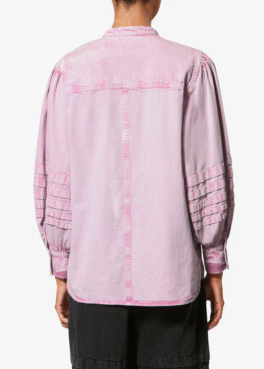 Camisa Mileda Denim Rosa