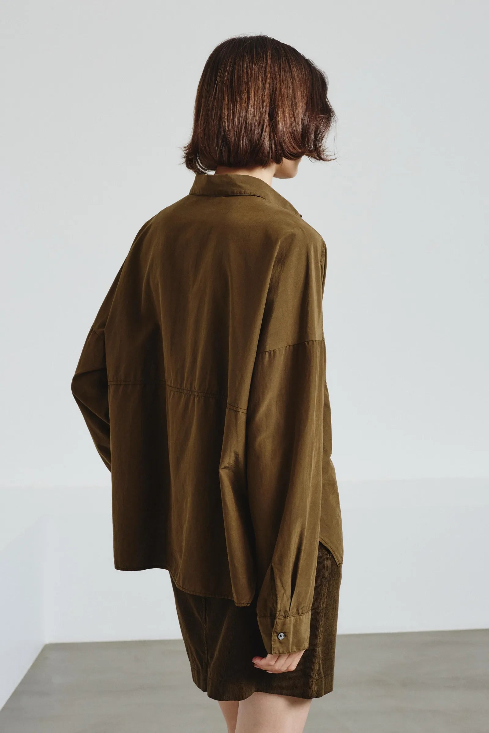 Cotton and silk shirt