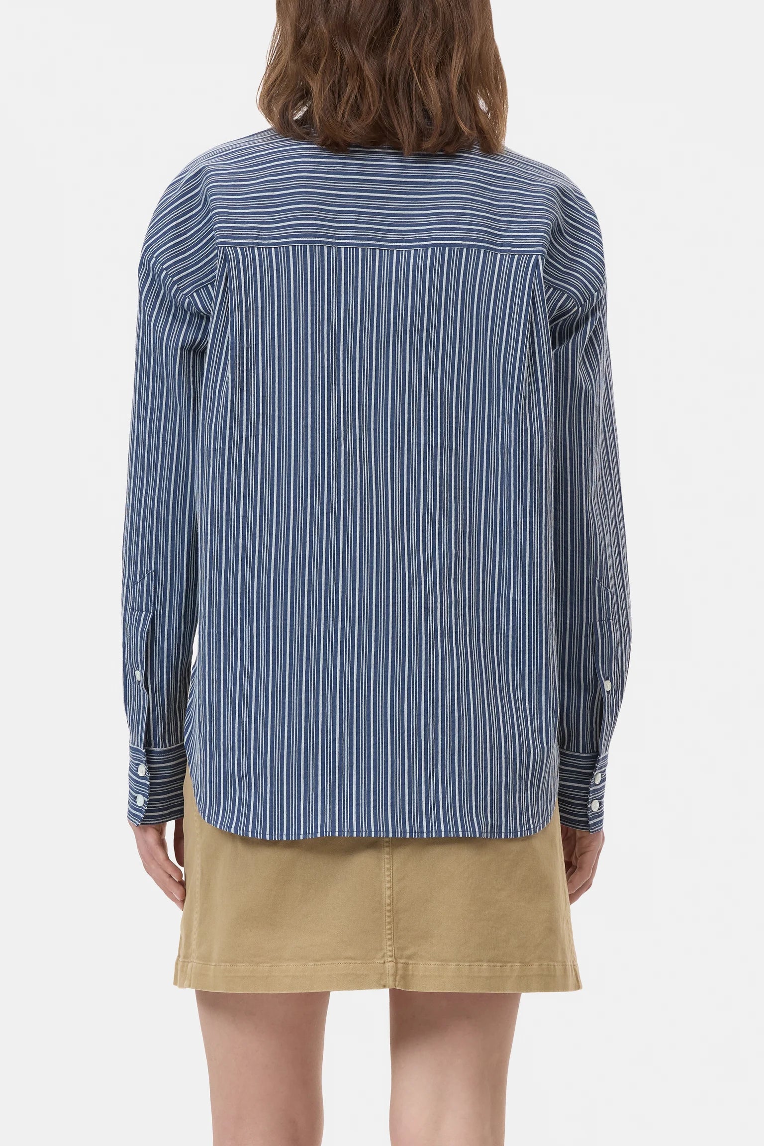 Oversized striped shirt