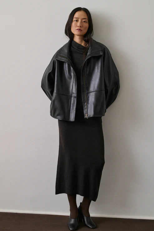 Gamma leather jacket