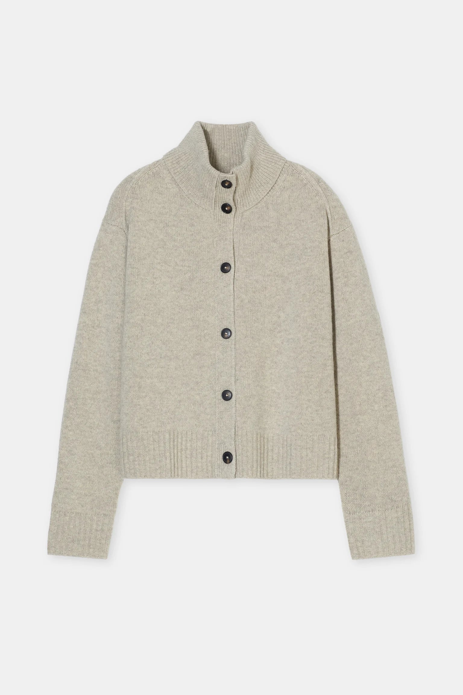 Rollneck cardigan