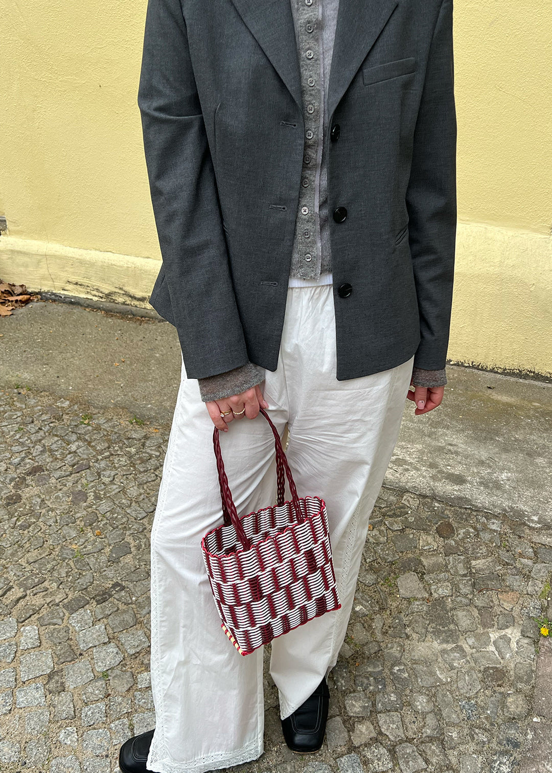 Mini  Panna Cotta Basket Bag
