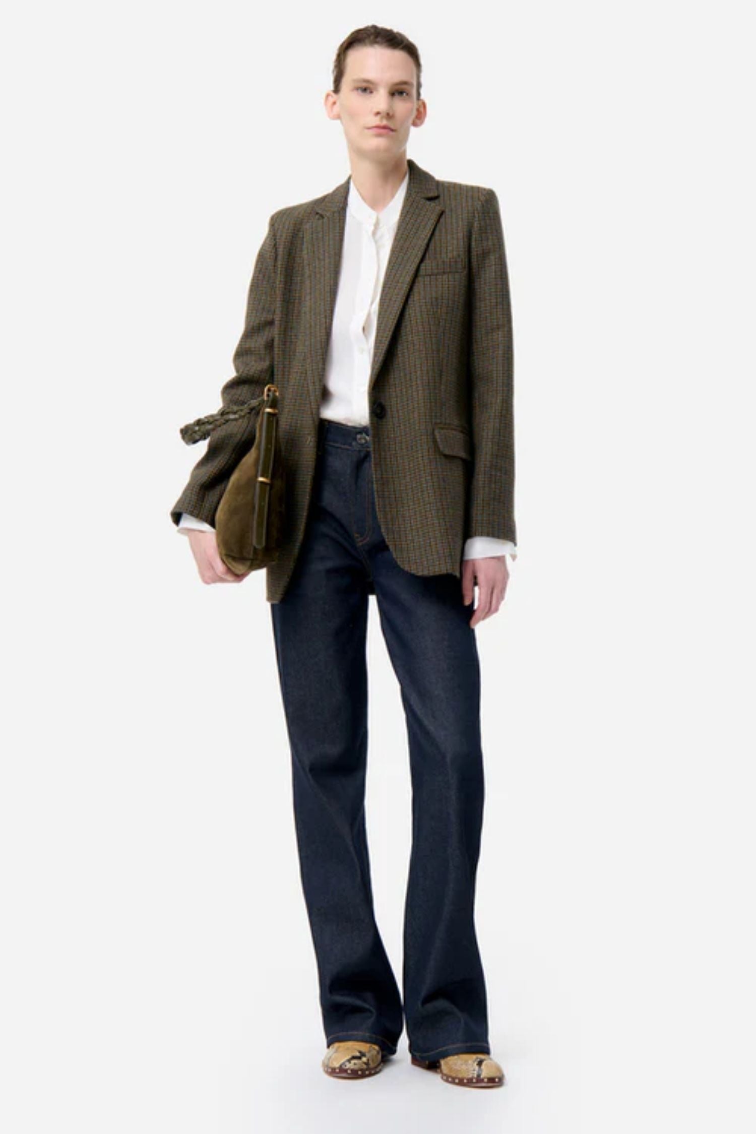 Tilia checked blazer