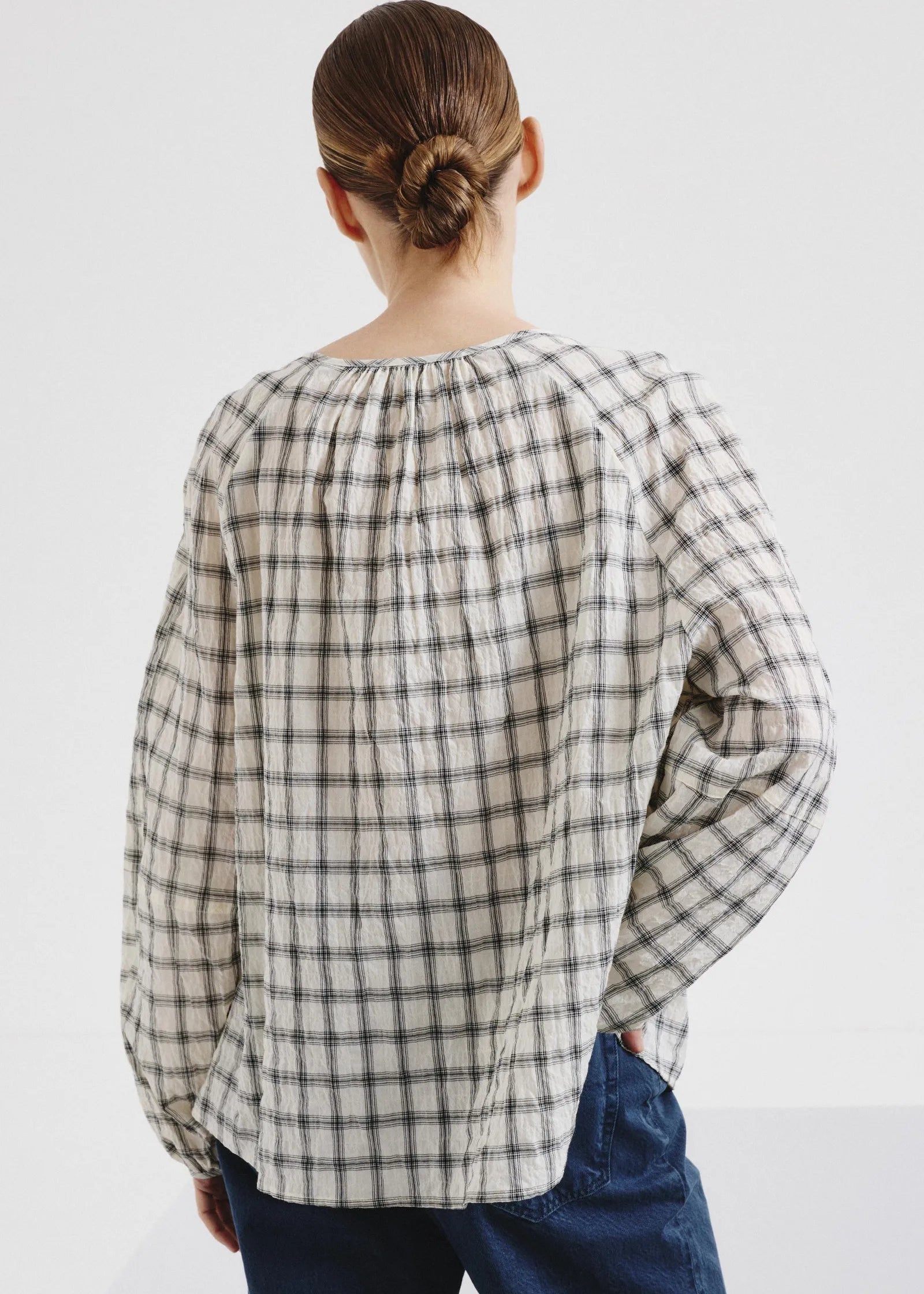 Camisa de Cuadros de Algodón