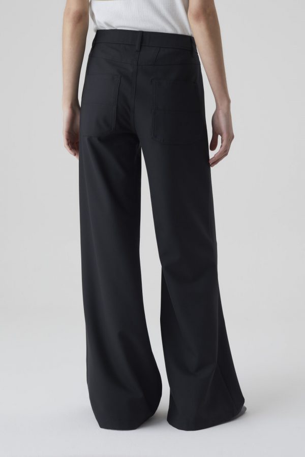 Cholet black trousers-Closed